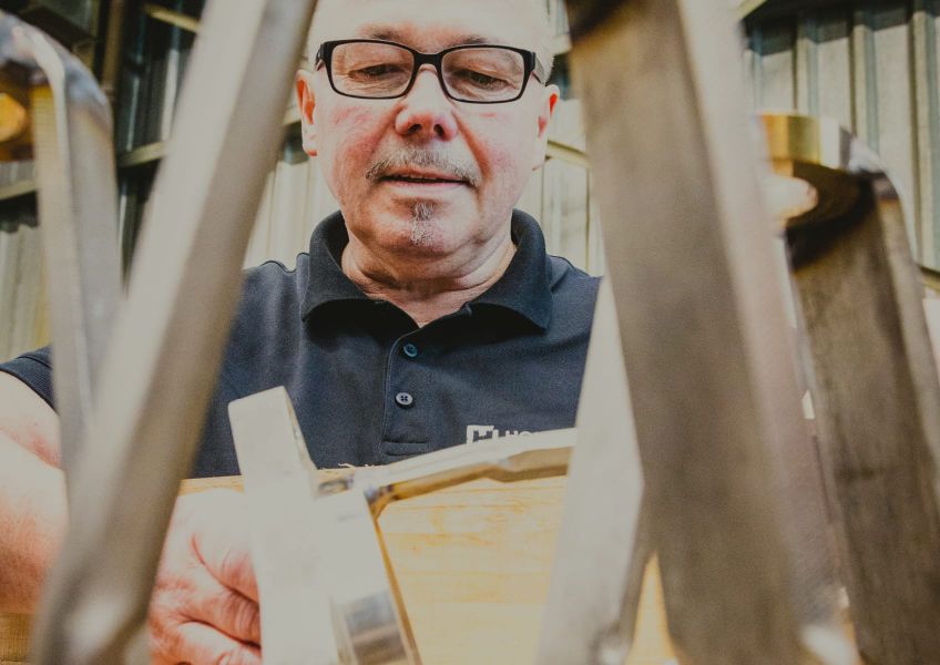 Hochwertige Schweißnaht, gefertigt mit modernster Schweißtechnik nach DIN-Normen